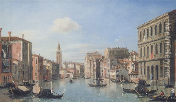 Venice Oil Painting - William James