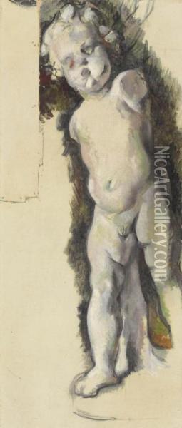 L'amour En Platre Oil Painting - Paul Cezanne