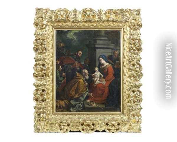 The Adoration Of The Magi Oil Painting - Donato Creti