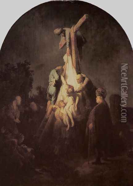 Descent from the Cross Oil Painting - Harmenszoon van Rijn Rembrandt