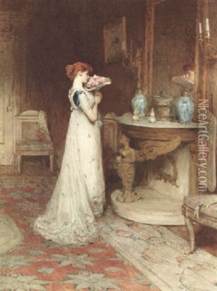 Reflections Oil Painting - Sir William Quiller Orchardson