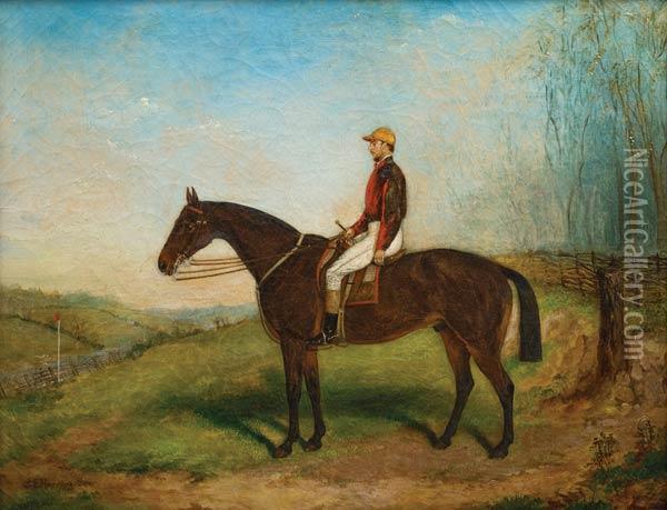 Jockey Oil Painting - John Frederick Herring Snr
