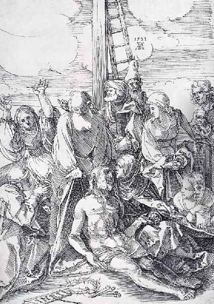 The Lamentation 1521 Oil Painting - Albrecht Durer