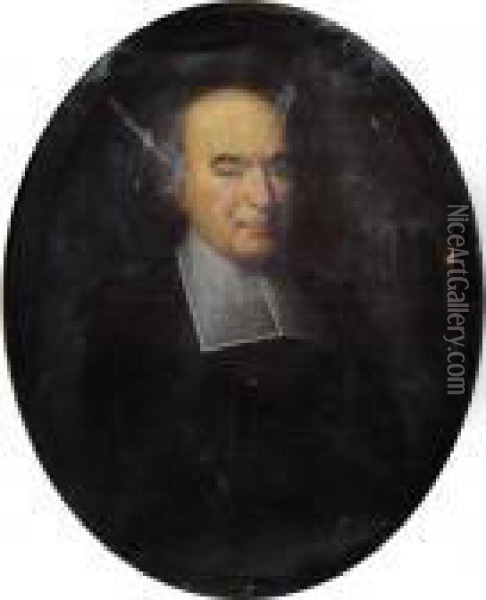 Portrait De Monsieur Bonnet Ge De 65 Ans Oil Painting - Nicolas de Largillierre