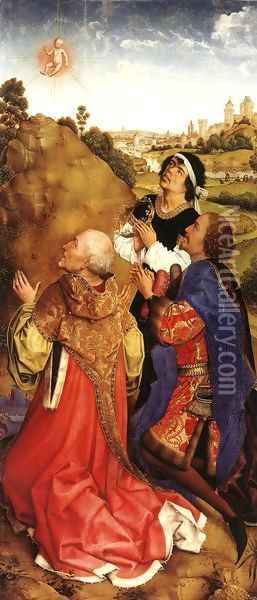 Bladelin Triptych (right wing) Oil Painting - Rogier van der Weyden