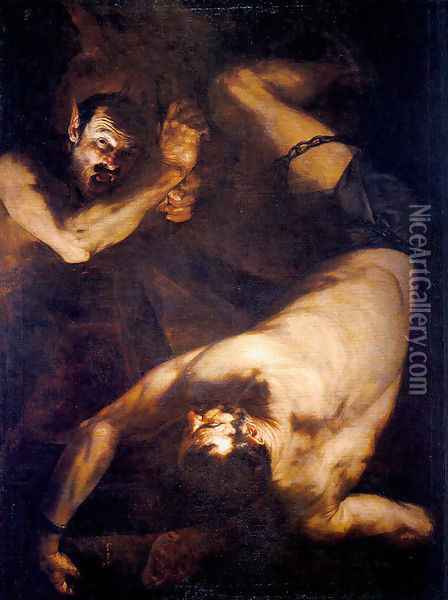 Ixion 1632 Oil Painting - Jusepe de Ribera