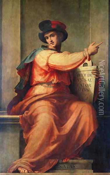 Prophet Isaiah Oil Painting - Fra Bartolommeo della Porta