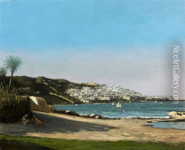 La Baie D'alger Oil Painting - Cherubino Pata