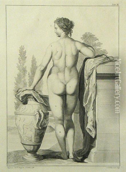 Nude, Pl. Iii Oil Painting - Simon Francois I Ravenet