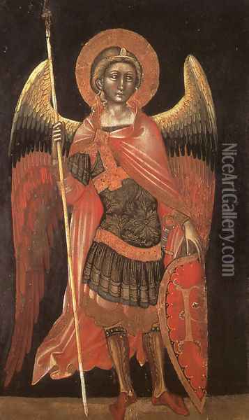 Angel 1354 Oil Painting - Guariento di Arpo