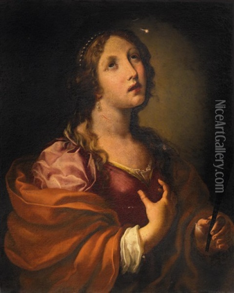 Eine Heilige Martyrerin Oil Painting - Onorio Marinari