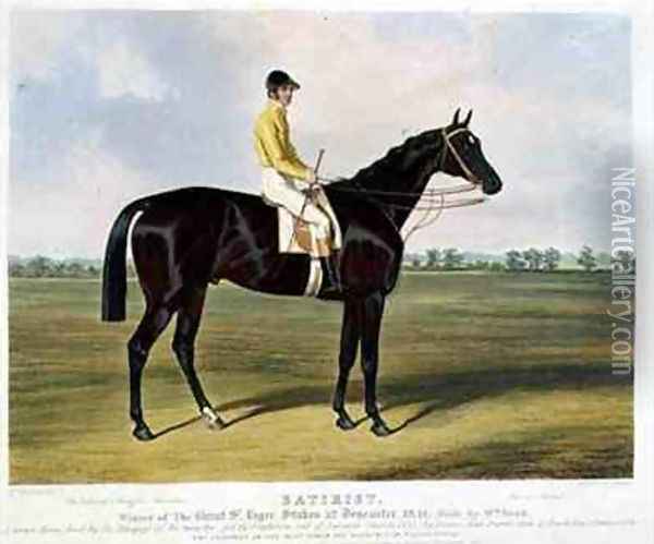 Satirist Winner of the Great St Leger Stakes at Doncaster Oil Painting - Charles Hancock