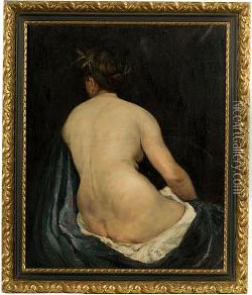 Nude Oil Painting - Frank Duveneck