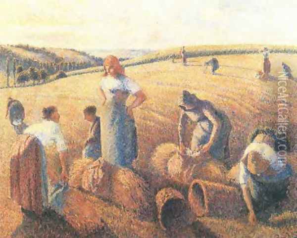 Gleaners Oil Painting - Winckworth Allan Gay