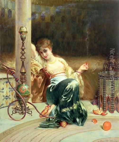 Dreams Oil Painting - Edouard Frederic Wilhelm Richter
