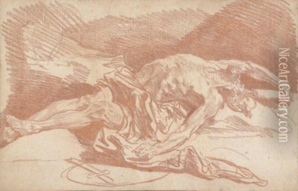 La Mort De Caton D'utique Contre Oil Painting - Jean Baptiste Greuze