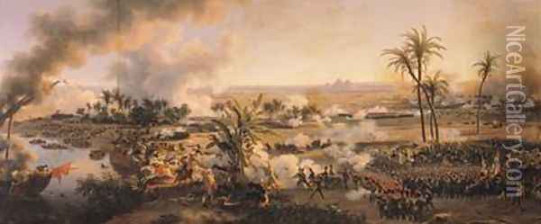 Battle of the Pyramids 3 Oil Painting - Louis Lejeune
