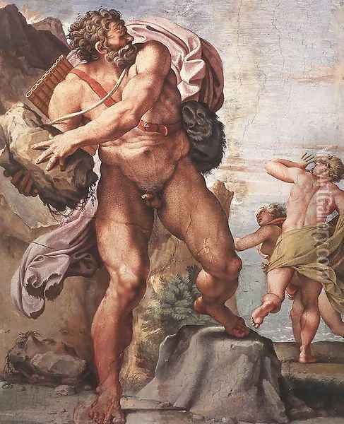 The Cyclops Polyphemus 2 Oil Painting - Annibale Carracci
