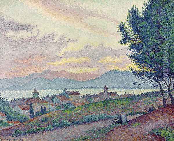 St. Tropez, Pinewood, 1896 Oil Painting - Paul Signac