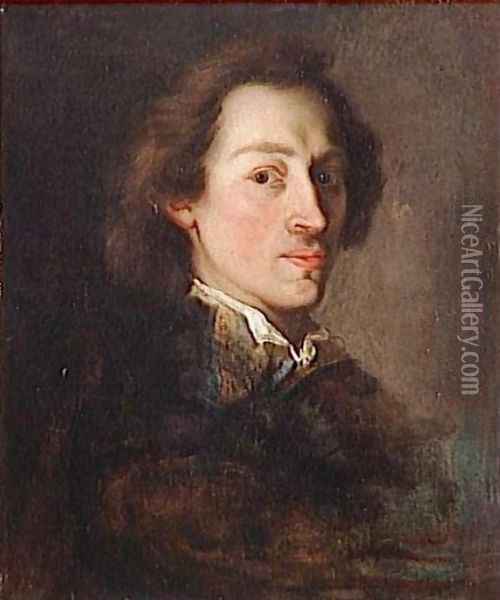 Portrait of Frederic Chopin Oil Painting - Ary Scheffer