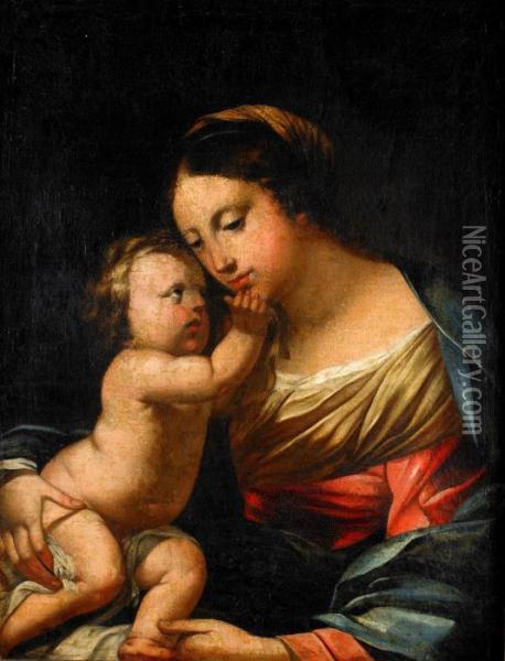 Madonnan Med Barnet Oil Painting - Aubin Vouet