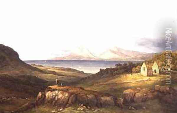 Scottish Coastal Landscape Oil Painting - John Glover