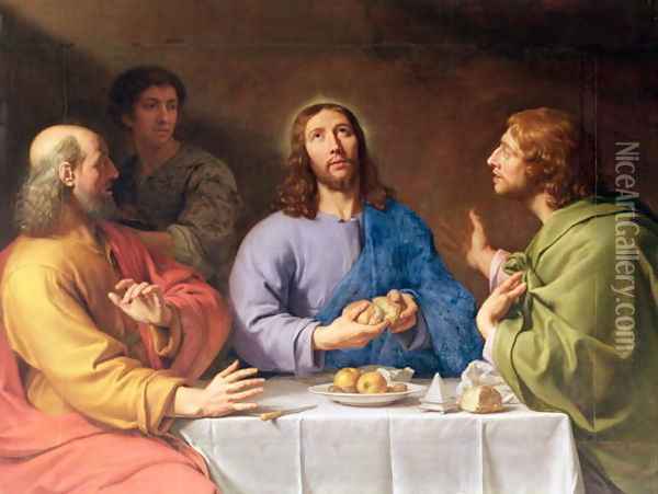 The Supper at Emmaus 2 Oil Painting - Philippe de Champaigne