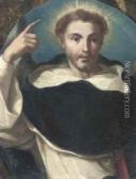 Saint Dominic Oil Painting - Francesco Solimena