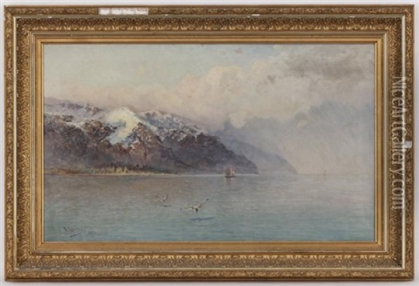 Marine Oil Painting - Vladislav Karlovich Stakhovsky