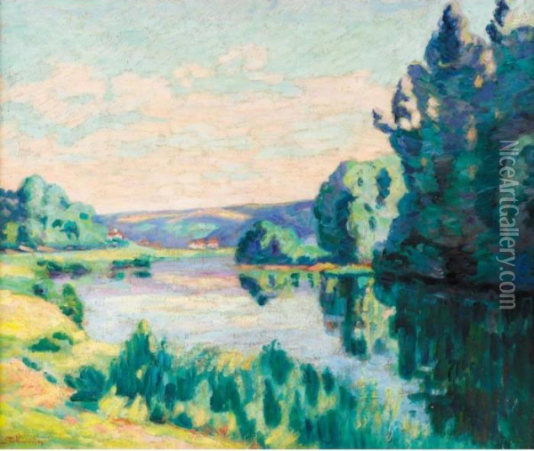 Nanteuil-sur-marne Oil Painting - Armand Guillaumin
