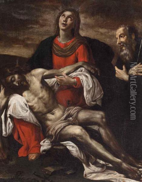 Cristo Morto Oil Painting - Giovanni Battista Carlone