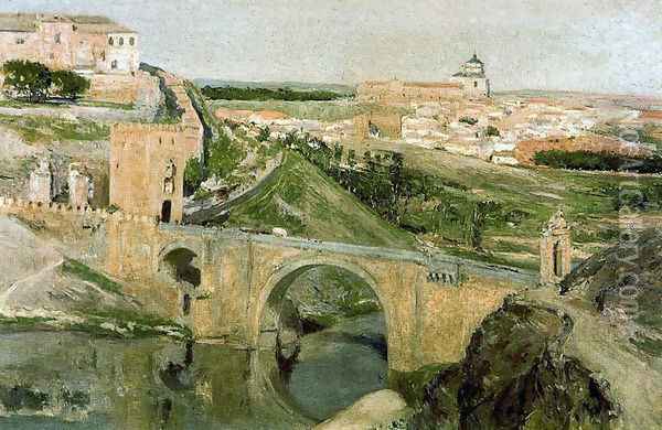 Toledo 3 Oil Painting - Aureliano de Beruete y Moret