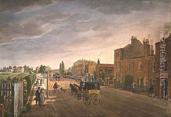 Brompton, London, 1822 Oil Painting - George the Elder Scharf