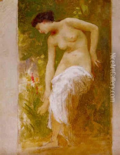 Baigneuse Oil Painting - William-Adolphe Bouguereau