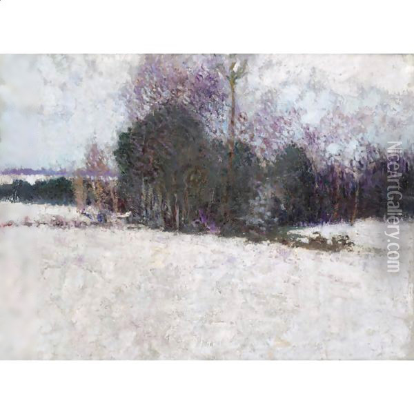 Paysage De Neige Oil Painting - Roderic O'Conor