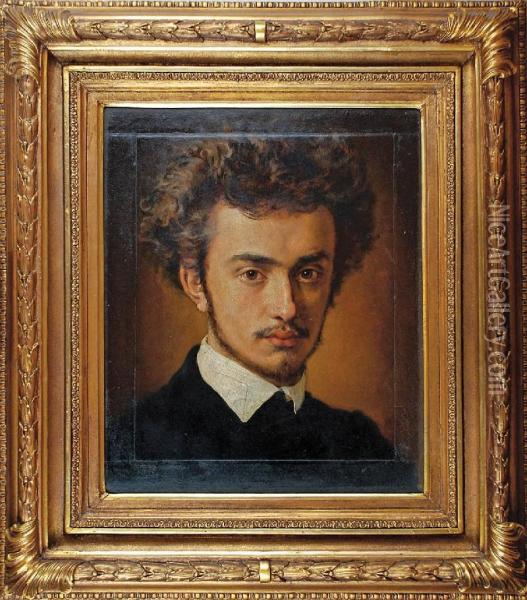 Portret Antoniego Serafinskiego Oil Painting - Jan Matejko
