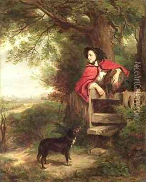 A Dream of the Future Oil Painting - William Powell Frith