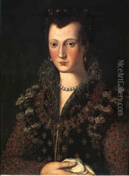 Portraet Af En Dame Oil Painting -  Bronzino