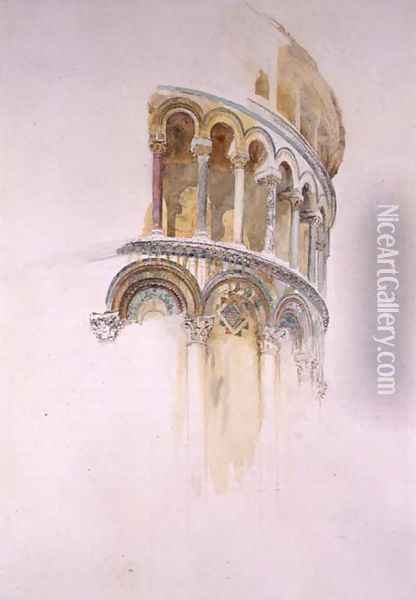 Apse of the Duomo, Pisa Oil Painting - John Ruskin