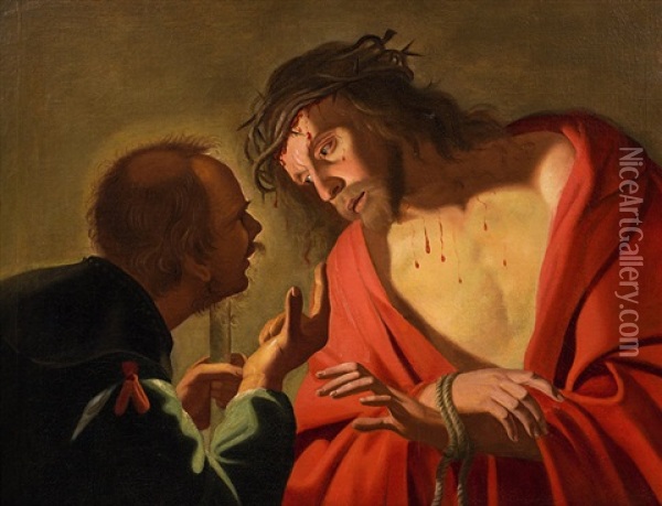 The Mocking Of Christ Oil Painting - Jan Janssens