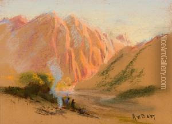 Landscape Oil Painting - Arthur William Best
