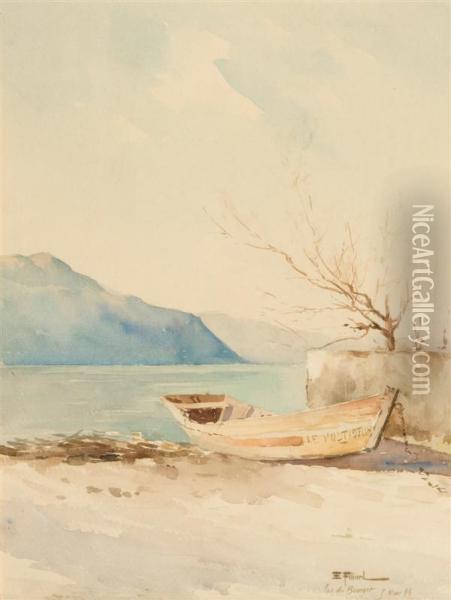 Lac Du Bourget Oil Painting - Ernest Filliard