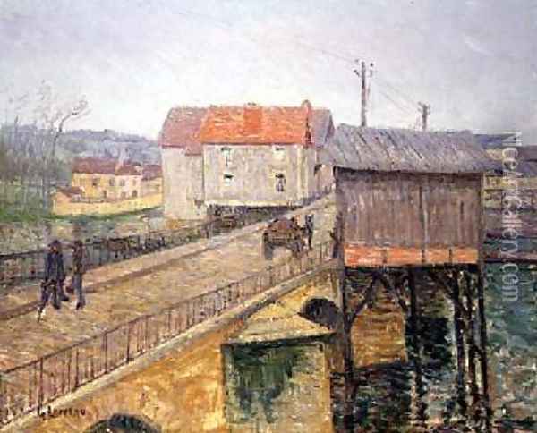 The Bridge at Moret Oil Painting - Gustave Loiseau