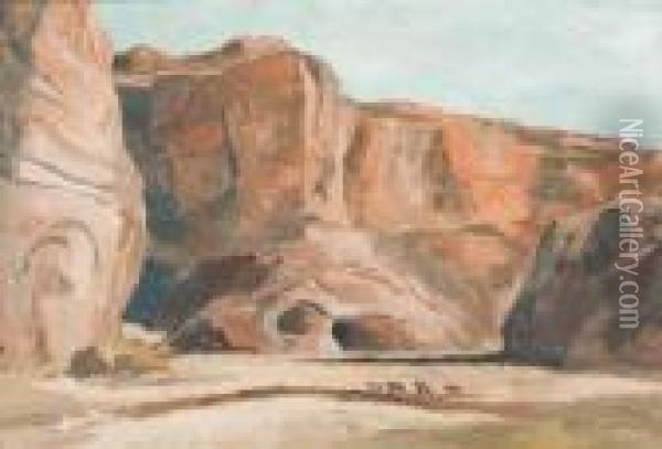 Canyon Del Muerto Oil Painting - Maynard Dixon