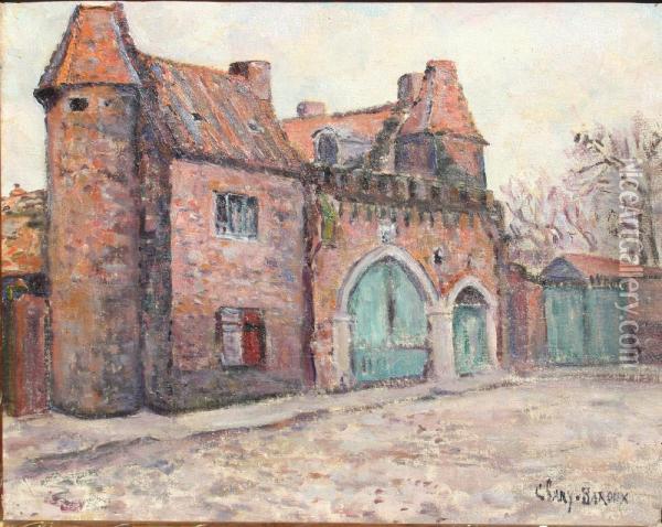Ancien Couvent Des Templiers Oil Painting - Adolphe Clary-Baroux
