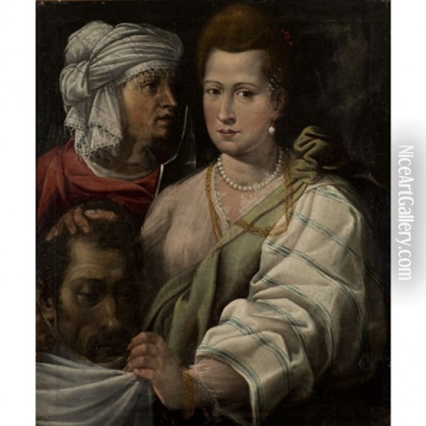 Judith Et Holopherne Oil Painting - Lavinia Fontana