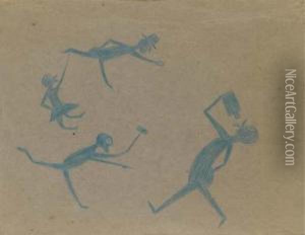 Untitled Oil Painting - Bill Traylor
