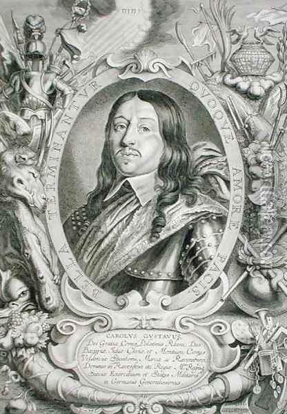 Karl X Gustav 1622-60 King of Sweden Oil Painting - Anselmus van Hulle