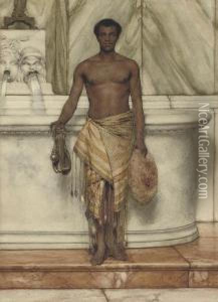 The Balneator Oil Painting - Sir Lawrence Alma-Tadema