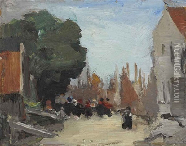 Volendam, Holland Oil Painting - Robert Henri